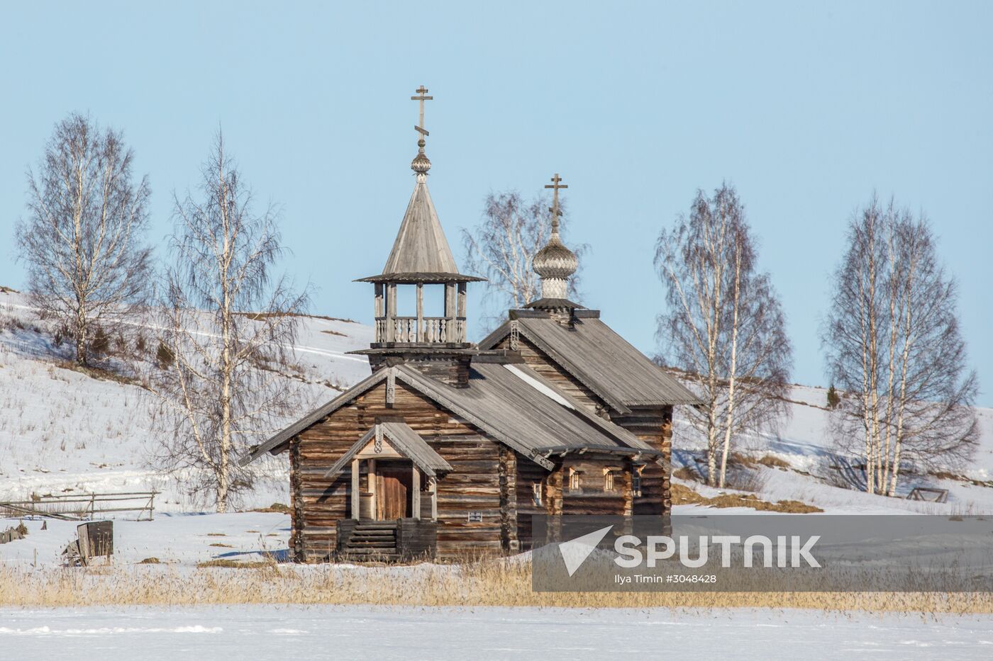 Kizhi open-air museum in Karelia