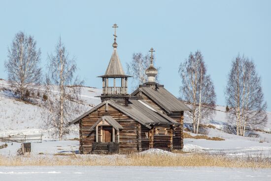Kizhi open-air museum in Karelia