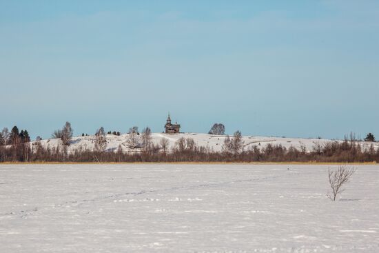 Kizhi open-air museum in Karelia