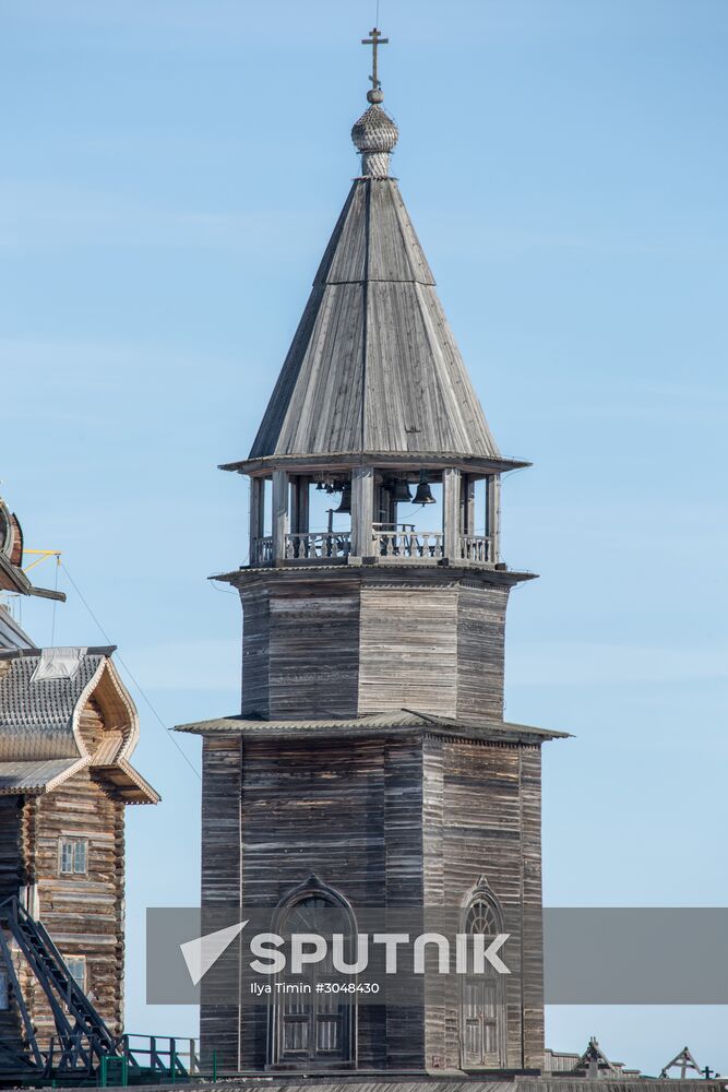Kizhi open-air museum in Karelia