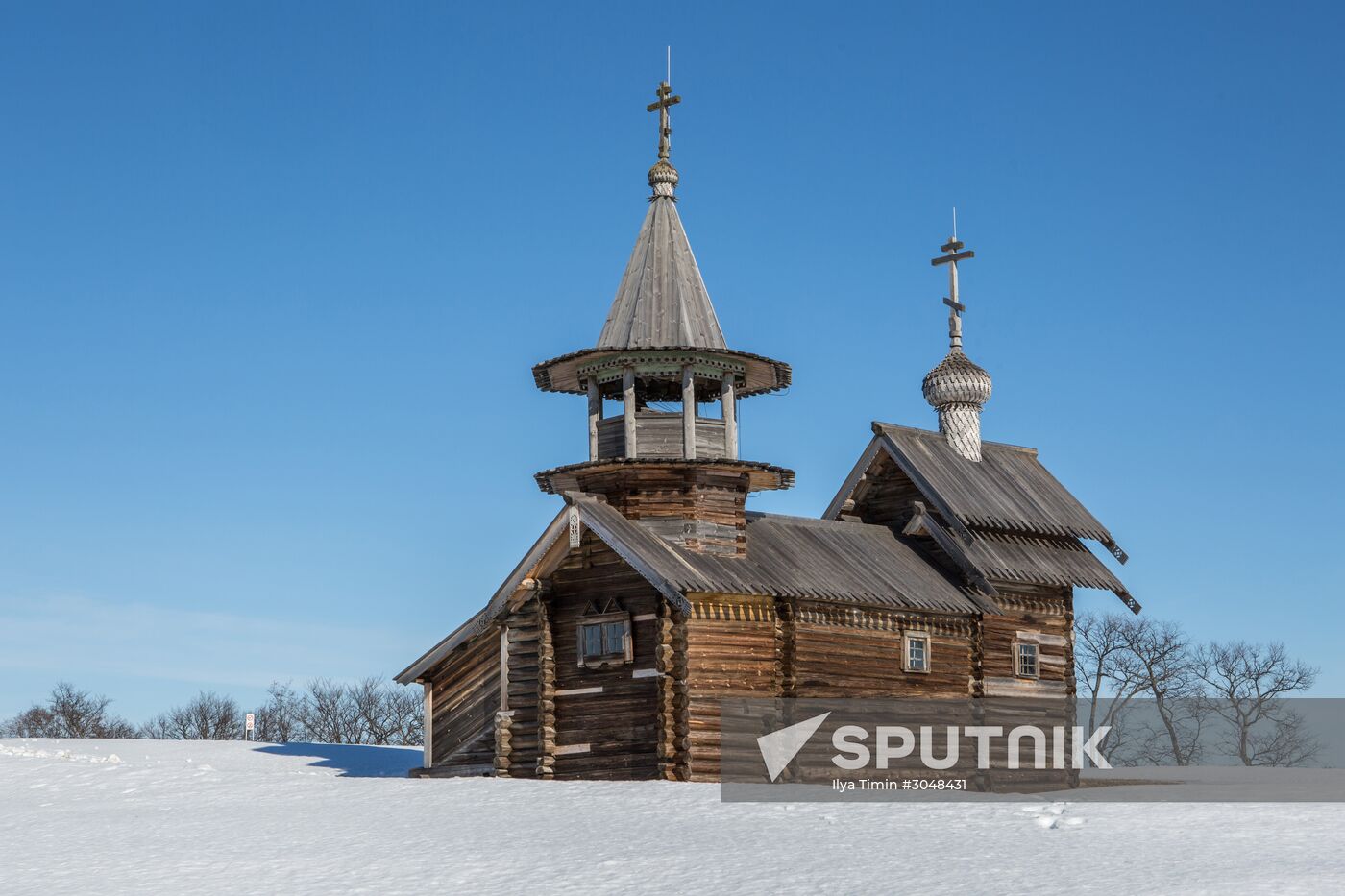 Kizhi open-air museum in Karelia