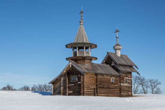 Kizhi open-air museum in Karelia