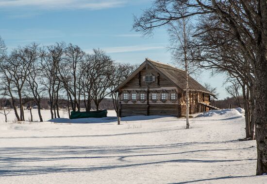 Kizhi open-air museum in Karelia