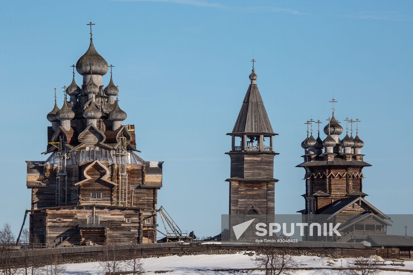 Kizhi open-air museum in Karelia