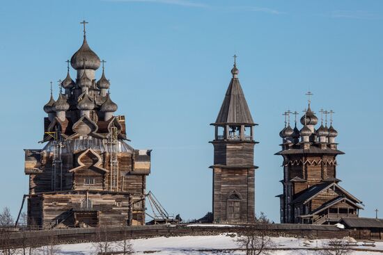 Kizhi open-air museum in Karelia