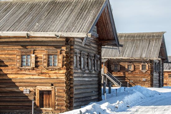 Kizhi open-air museum in Karelia
