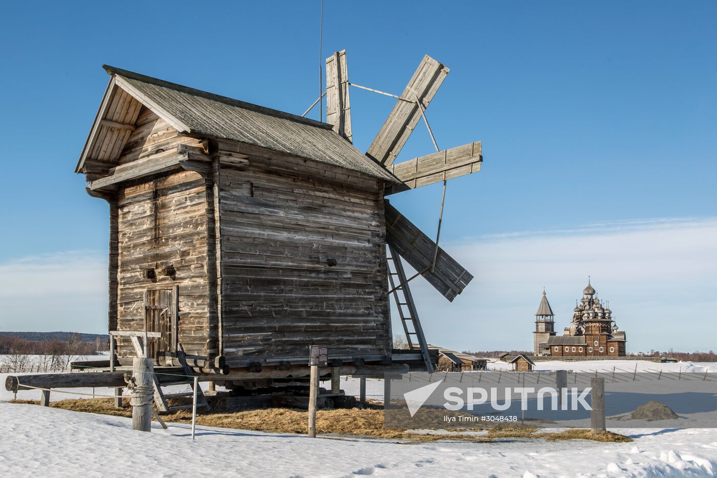 Kizhi open-air museum in Karelia