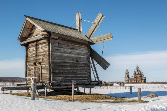 Kizhi open-air museum in Karelia