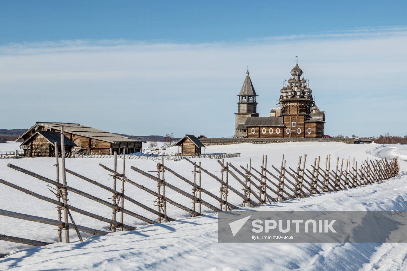 Kizhi open-air museum in Karelia