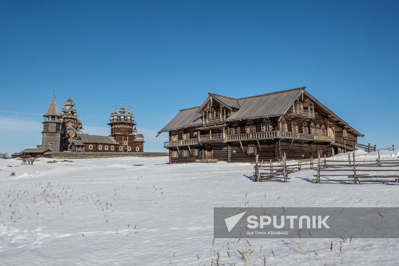 Kizhi open-air museum in Karelia