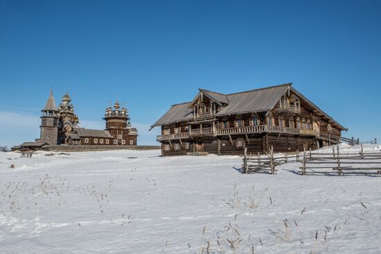 Kizhi open-air museum in Karelia