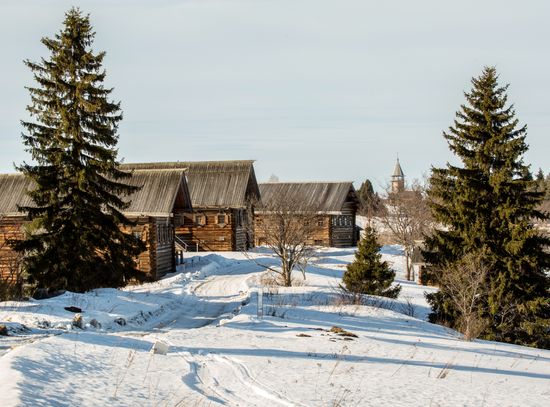 Kizhi open-air museum in Karelia