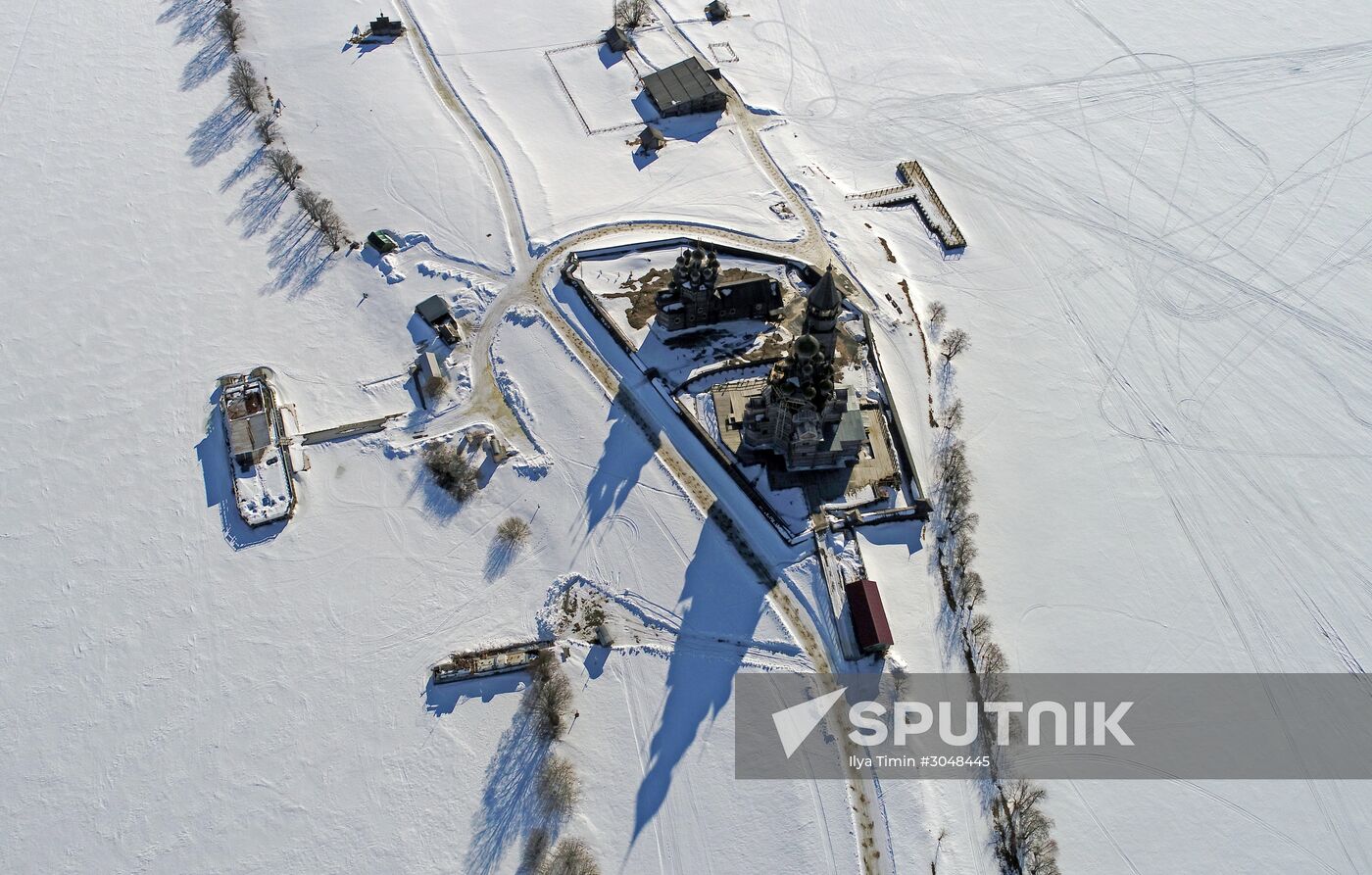 Kizhi open-air museum in Karelia