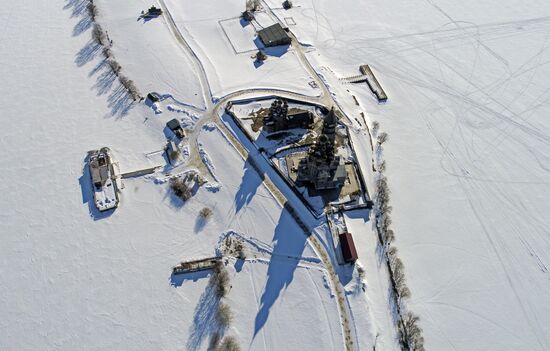 Kizhi open-air museum in Karelia