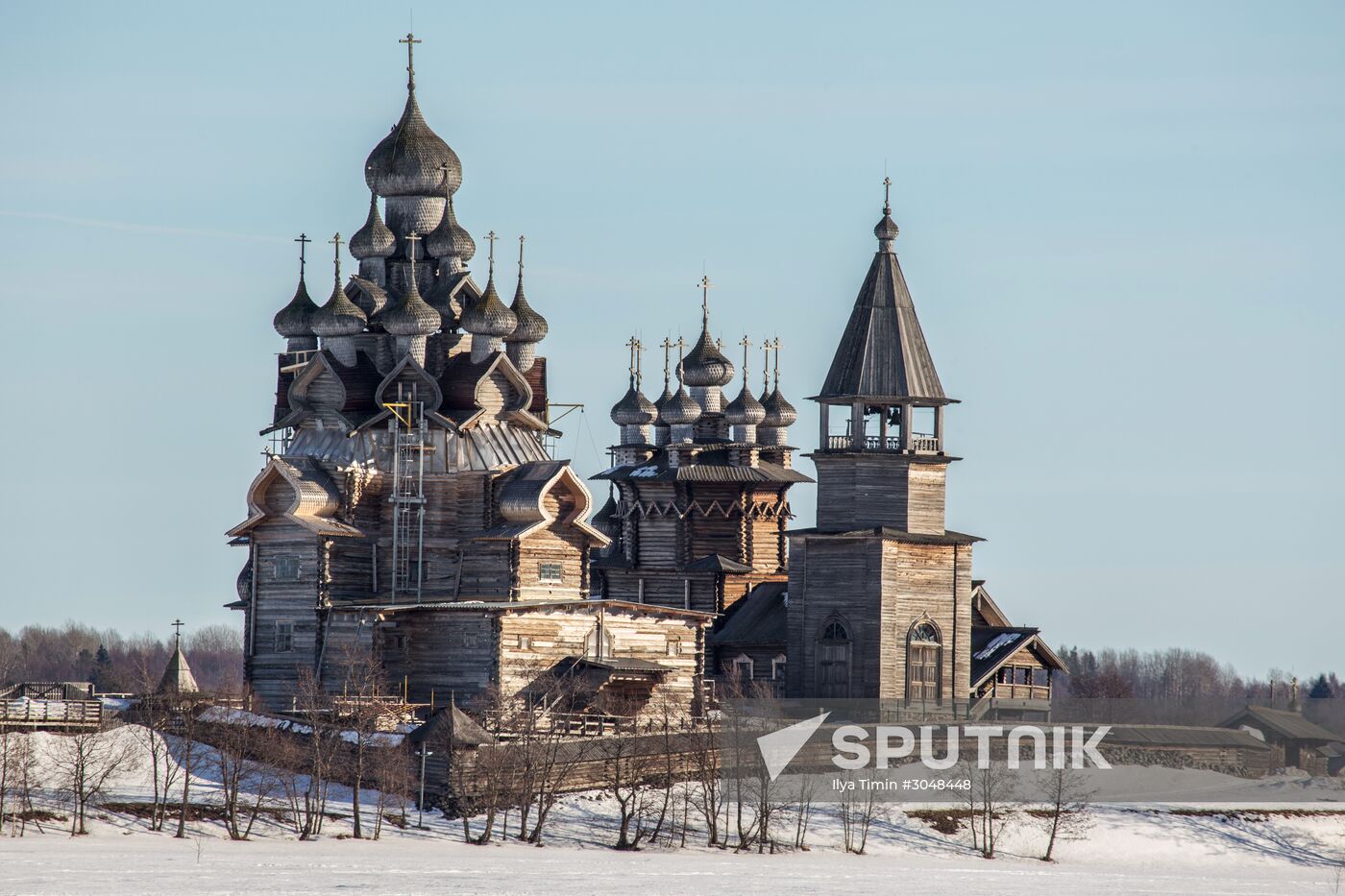 Kizhi open-air museum in Karelia