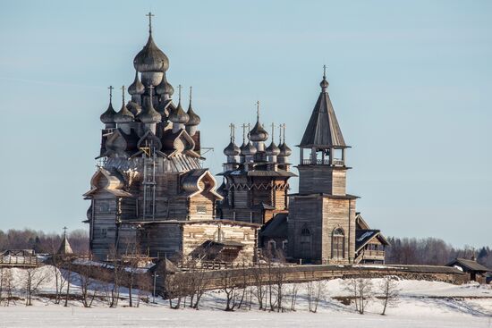 Kizhi open-air museum in Karelia