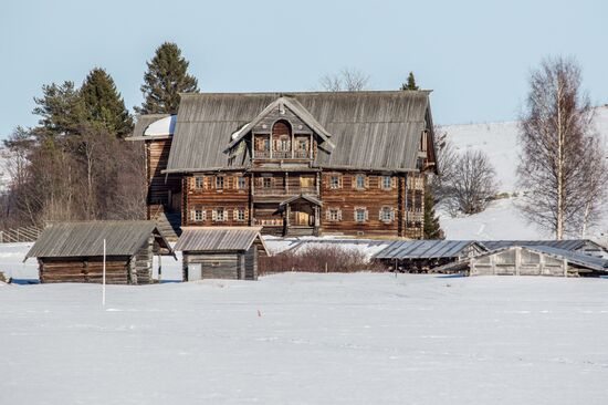 Kizhi open-air museum in Karelia