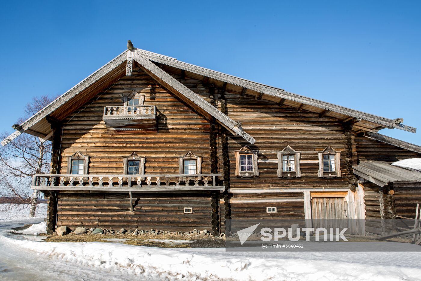 Kizhi open-air museum in Karelia