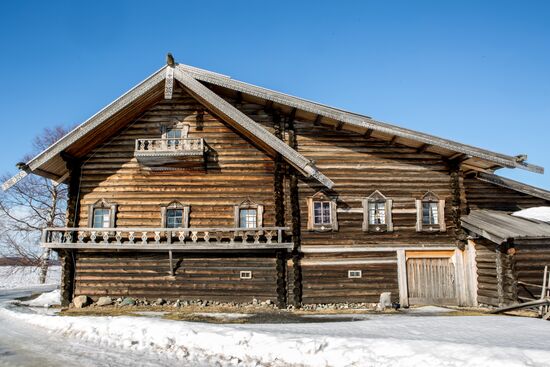 Kizhi open-air museum in Karelia