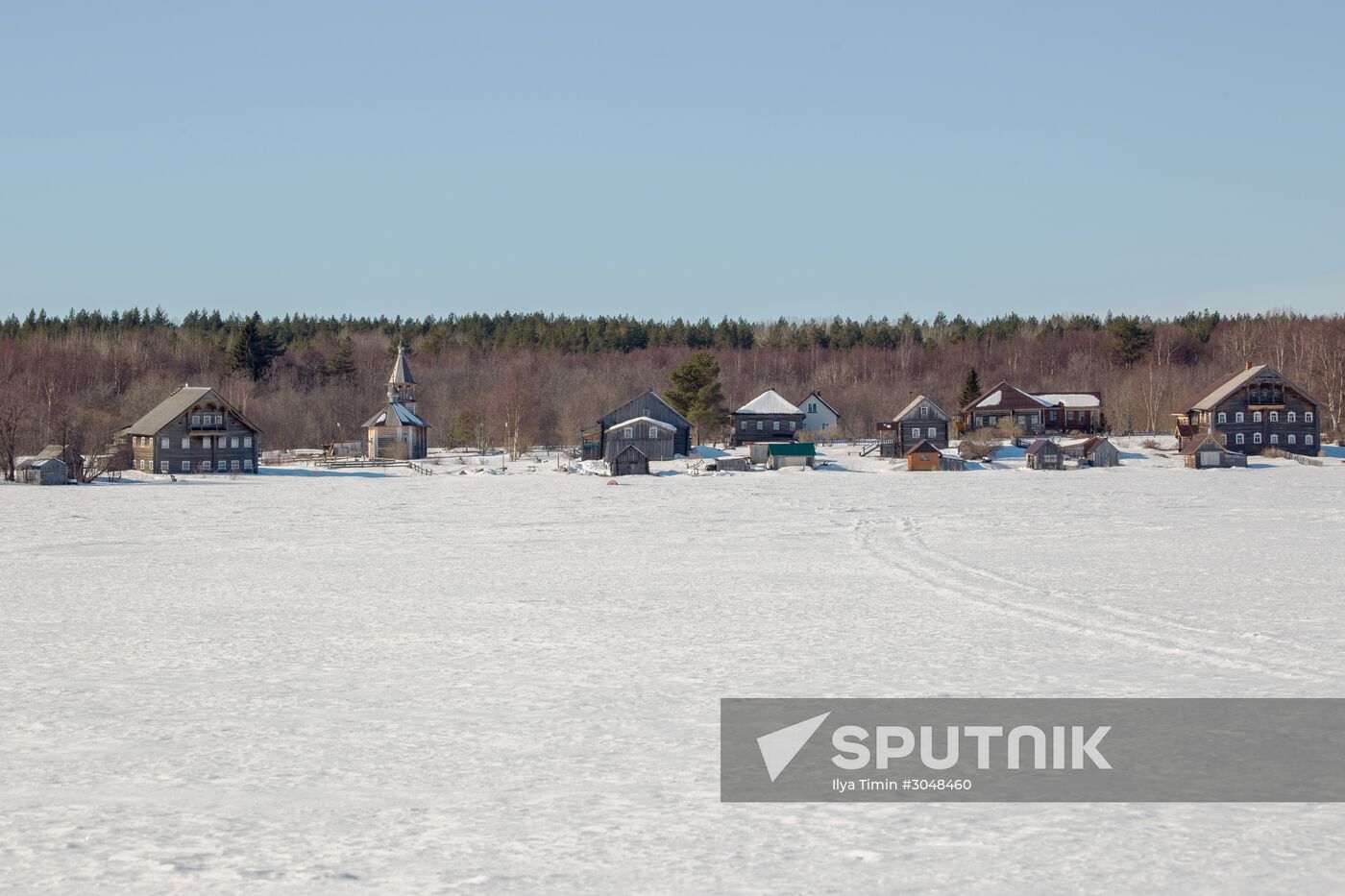 Kizhi open-air museum in Karelia