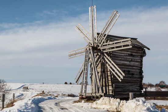 Kizhi open-air museum in Karelia