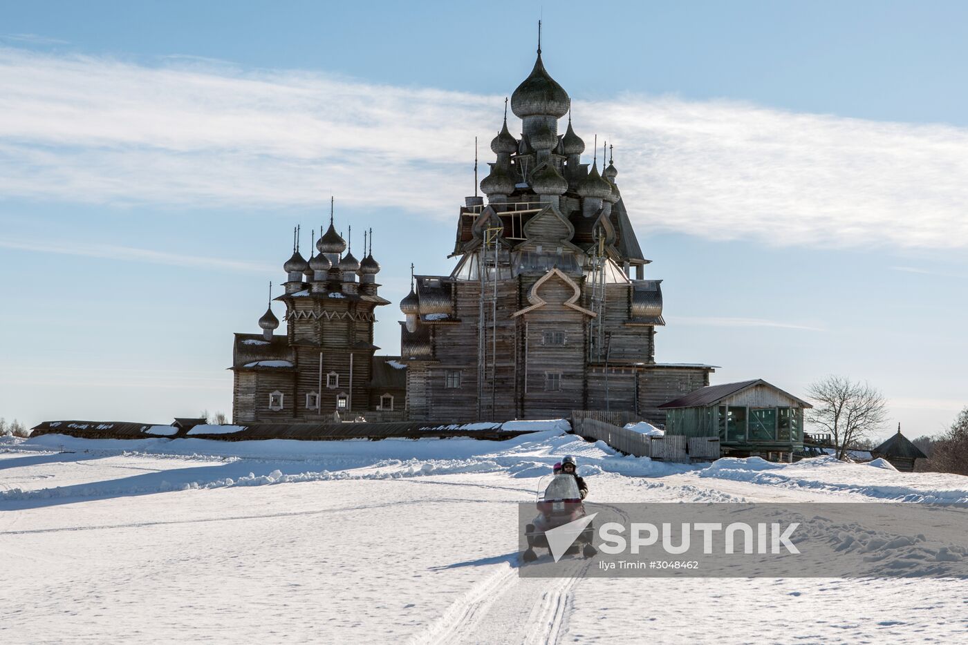 Kizhi open-air museum in Karelia
