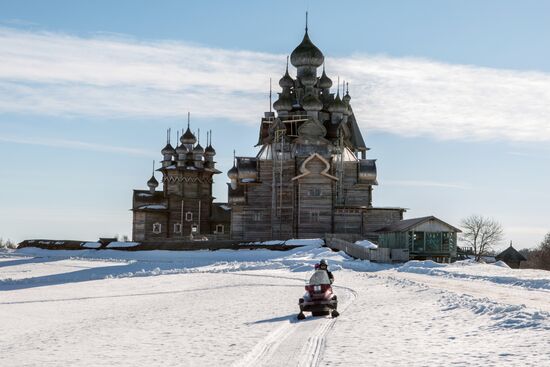 Kizhi open-air museum in Karelia