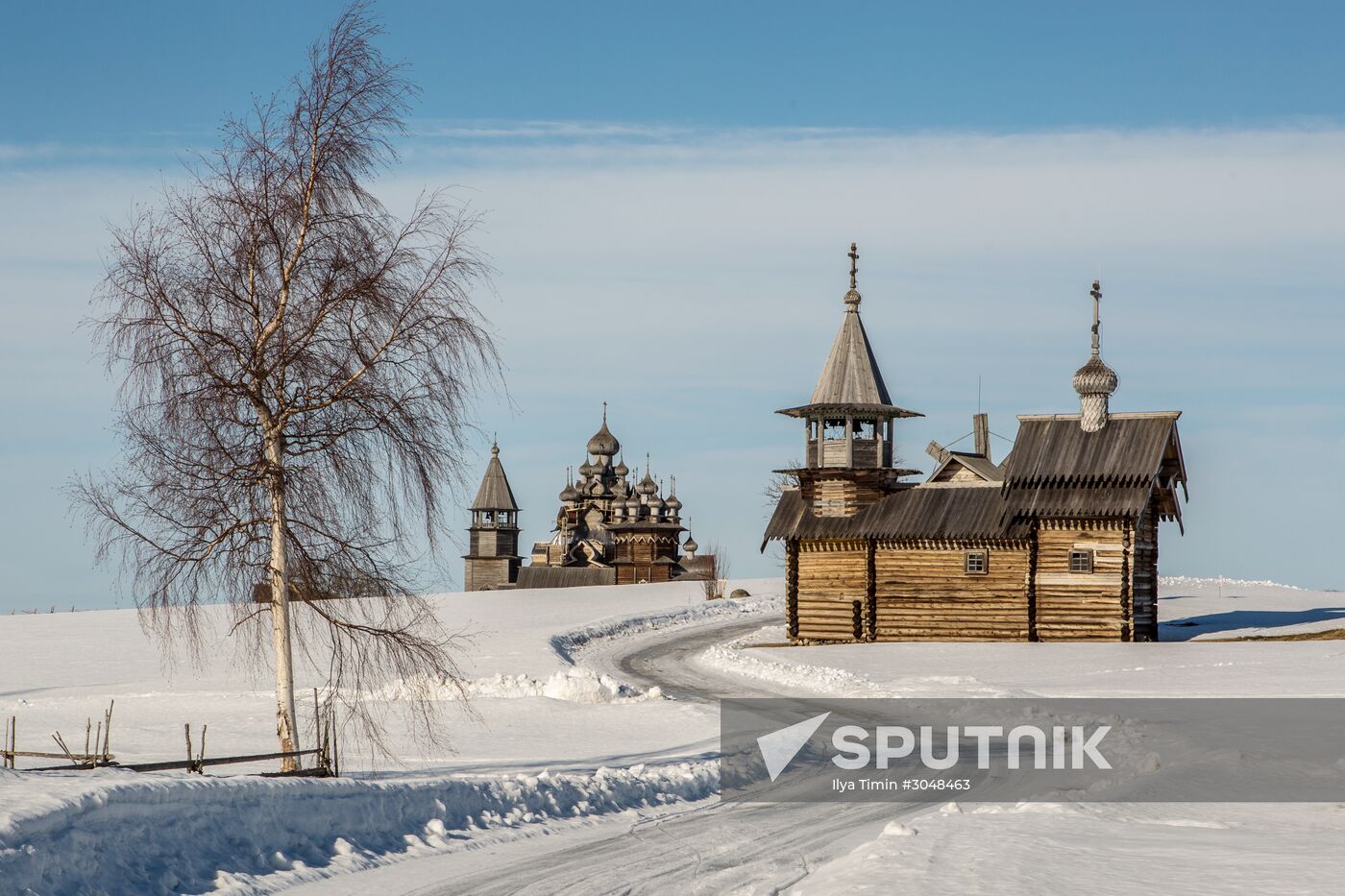 Kizhi open-air museum in Karelia