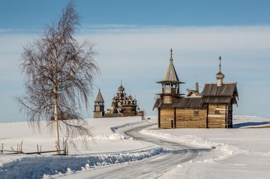 Kizhi open-air museum in Karelia