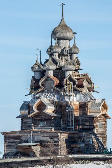 Kizhi open-air museum in Karelia