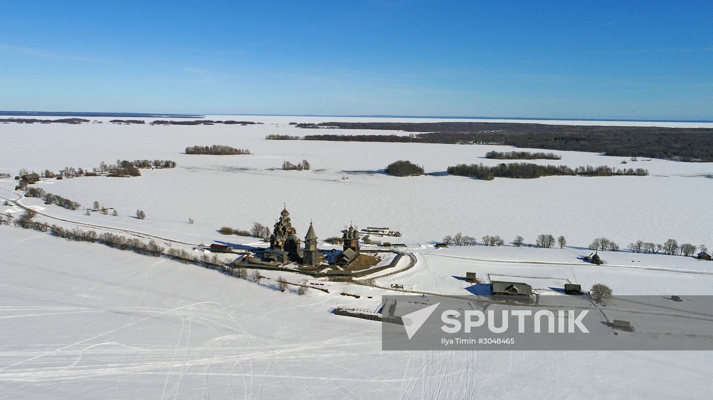 Kizhi open-air museum in Karelia