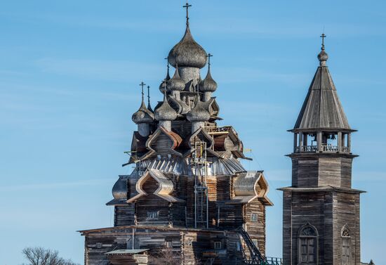 Kizhi open-air museum in Karelia