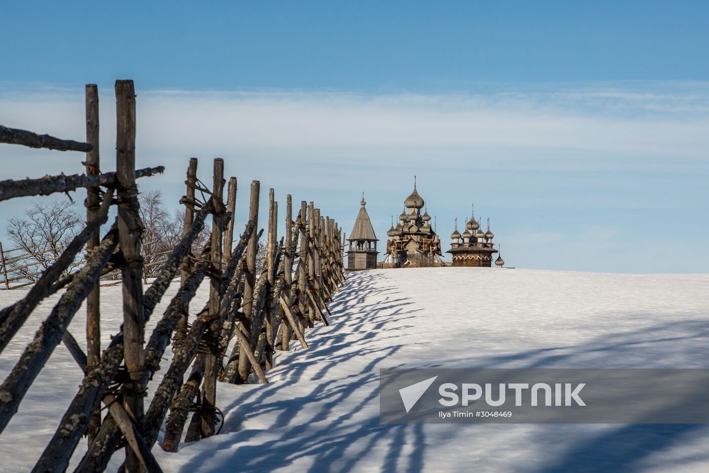Kizhi open-air museum in Karelia