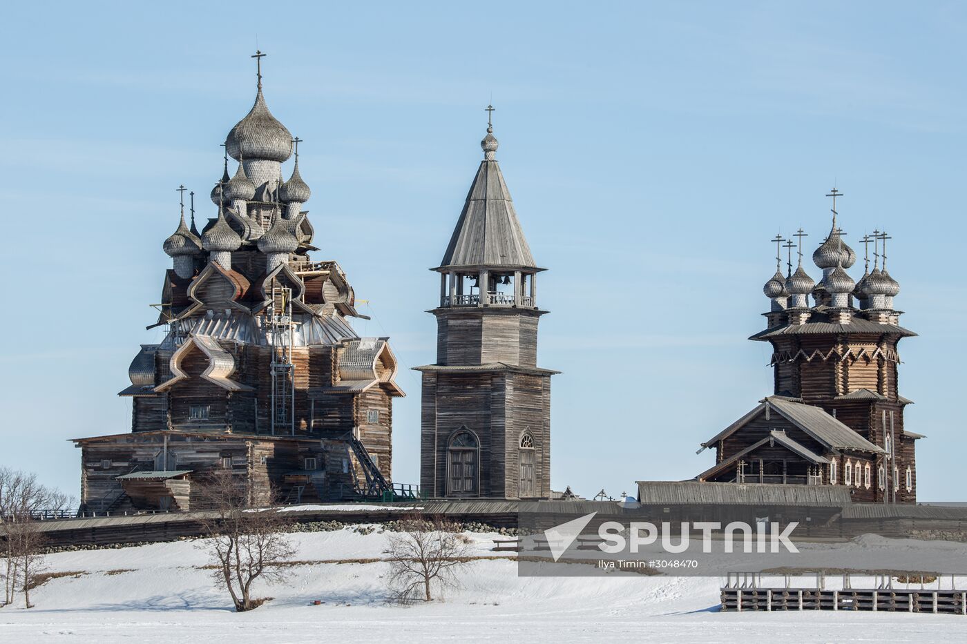 Kizhi open-air museum in Karelia