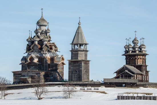 Kizhi open-air museum in Karelia