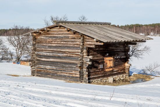 Kizhi open-air museum in Karelia