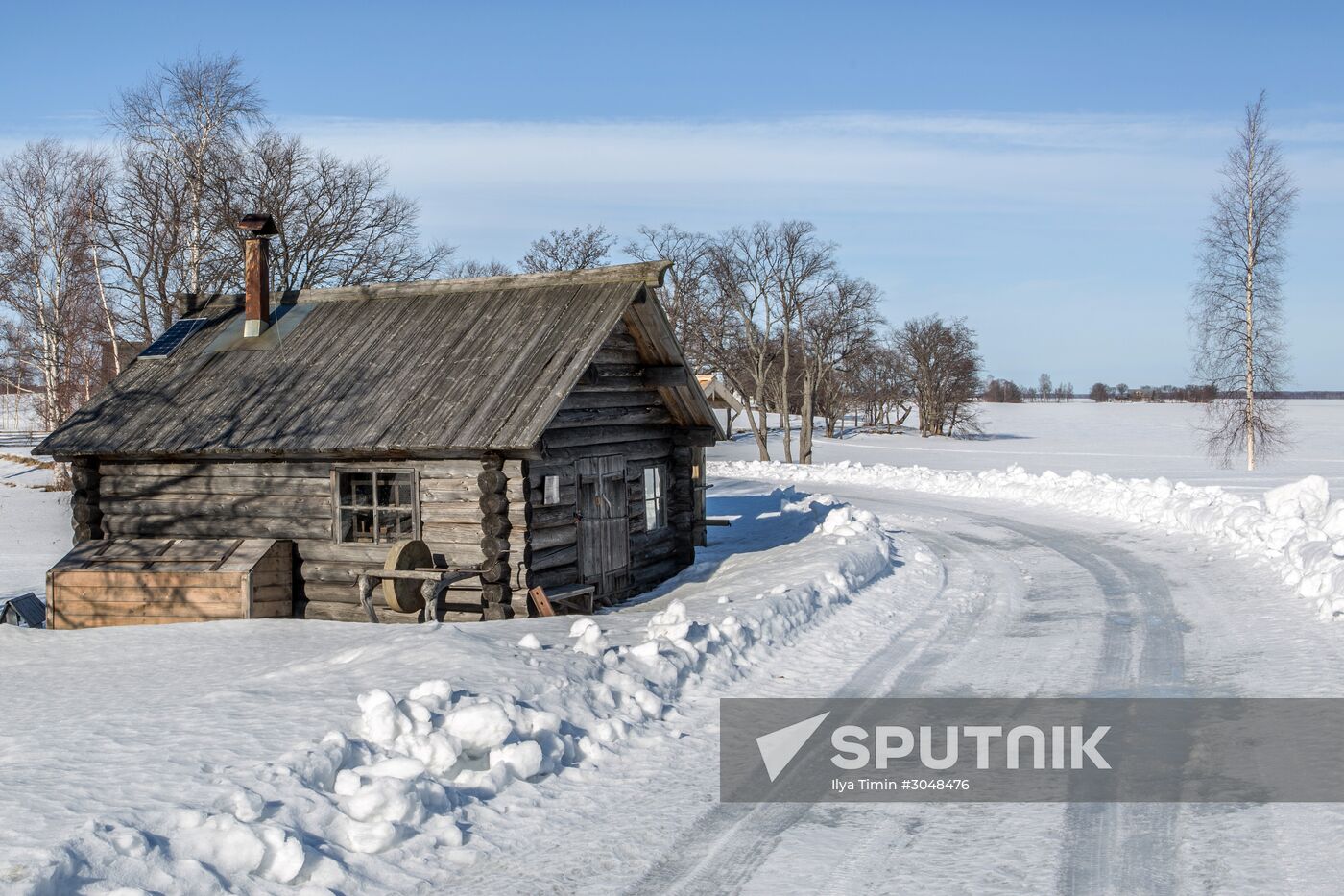 Kizhi open-air museum in Karelia