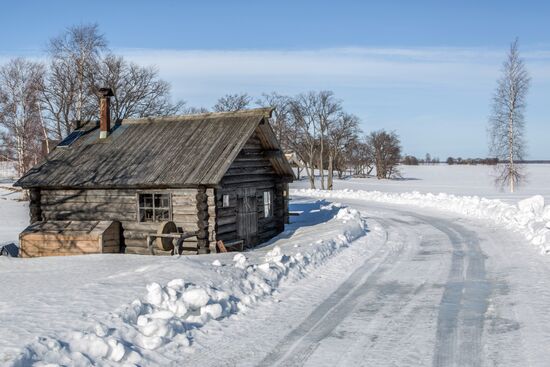 Kizhi open-air museum in Karelia
