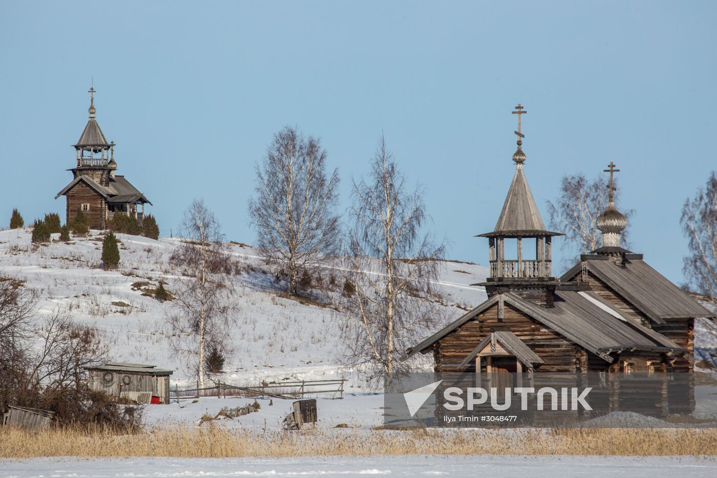 Kizhi open-air museum in Karelia