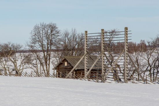 Kizhi open-air museum in Karelia