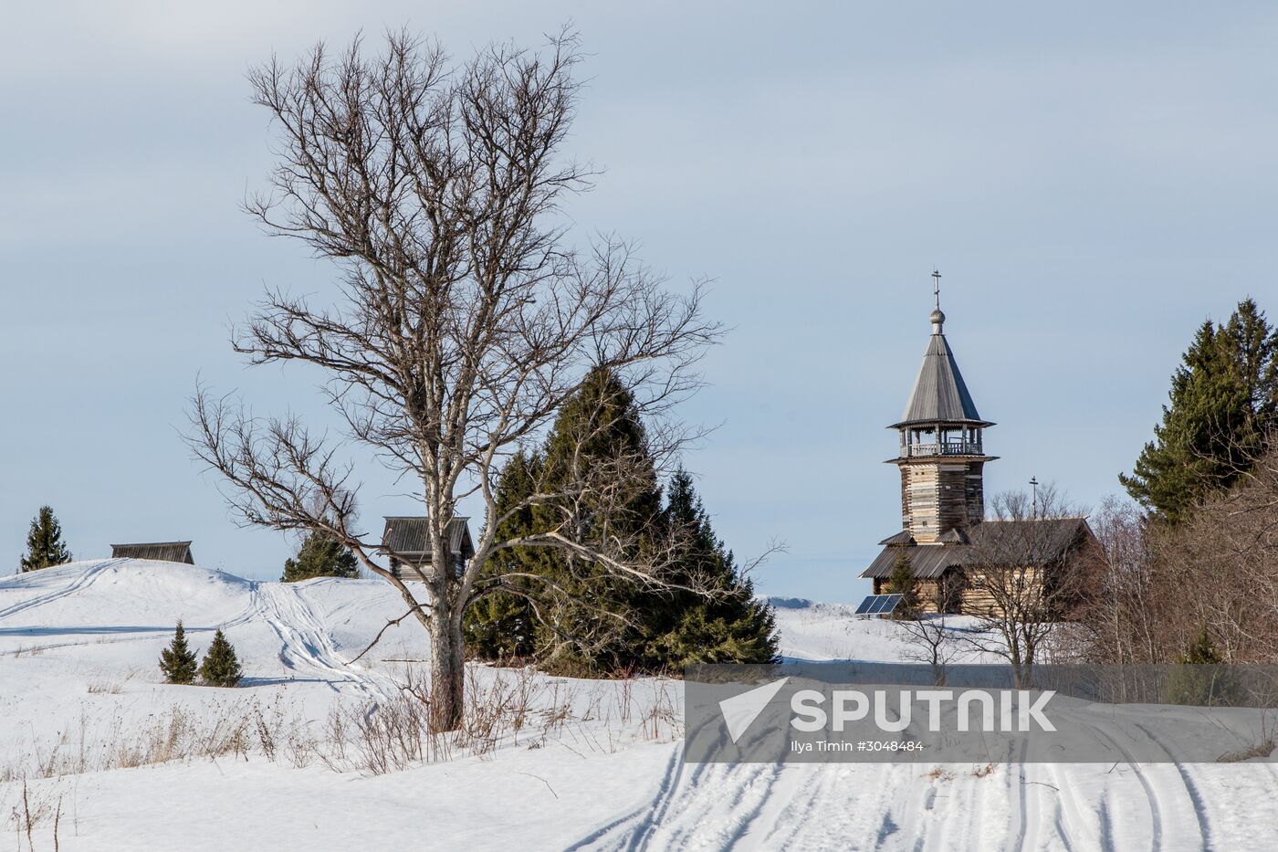 Kizhi open-air museum in Karelia
