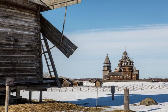 Kizhi open-air museum in Karelia