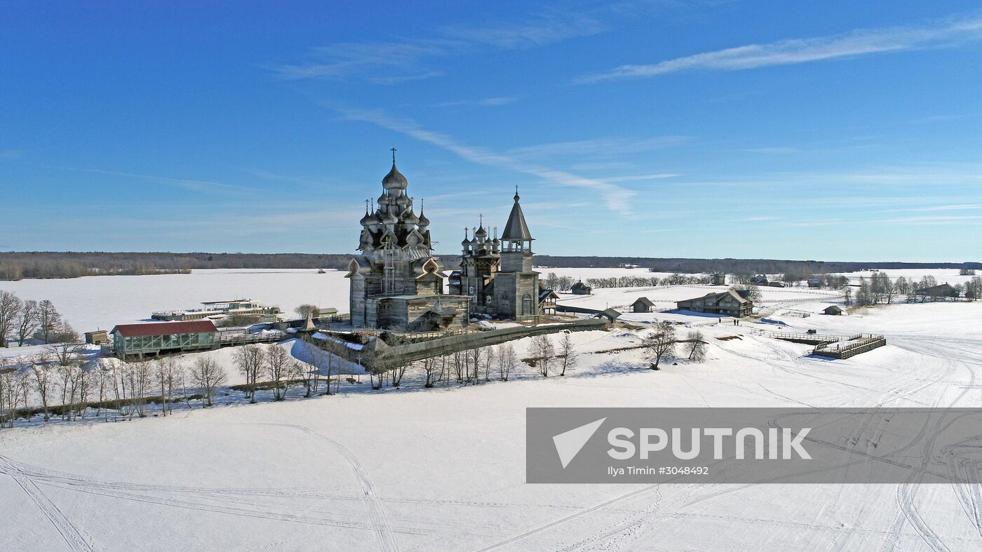 Kizhi open-air museum in Karelia