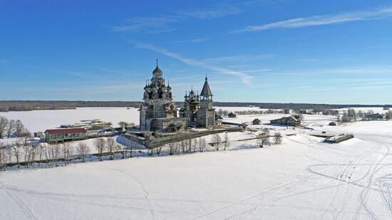 Kizhi open-air museum in Karelia