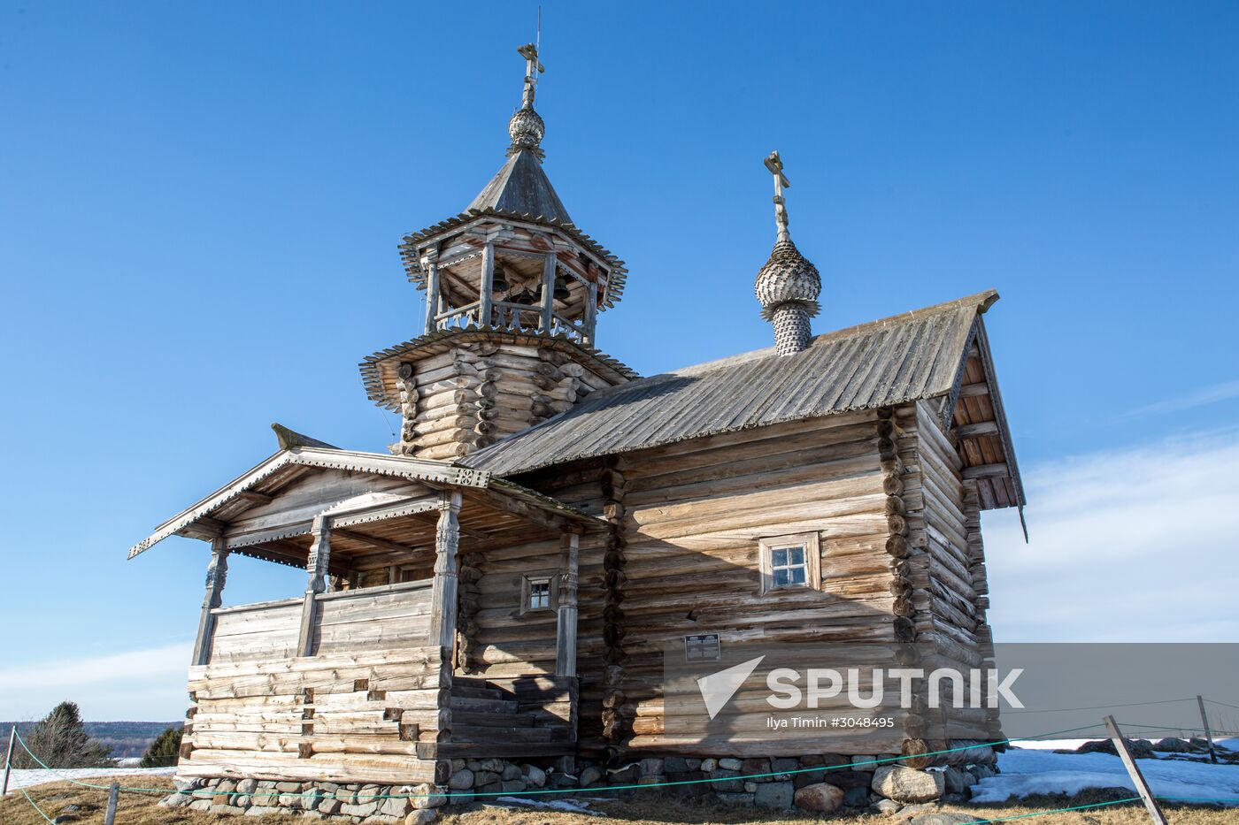 Kizhi open-air museum in Karelia
