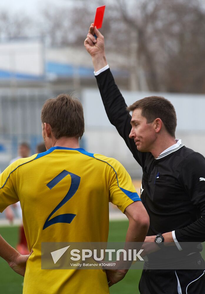 Crimean Spring football tournament. Crimea vs. Rostselmash