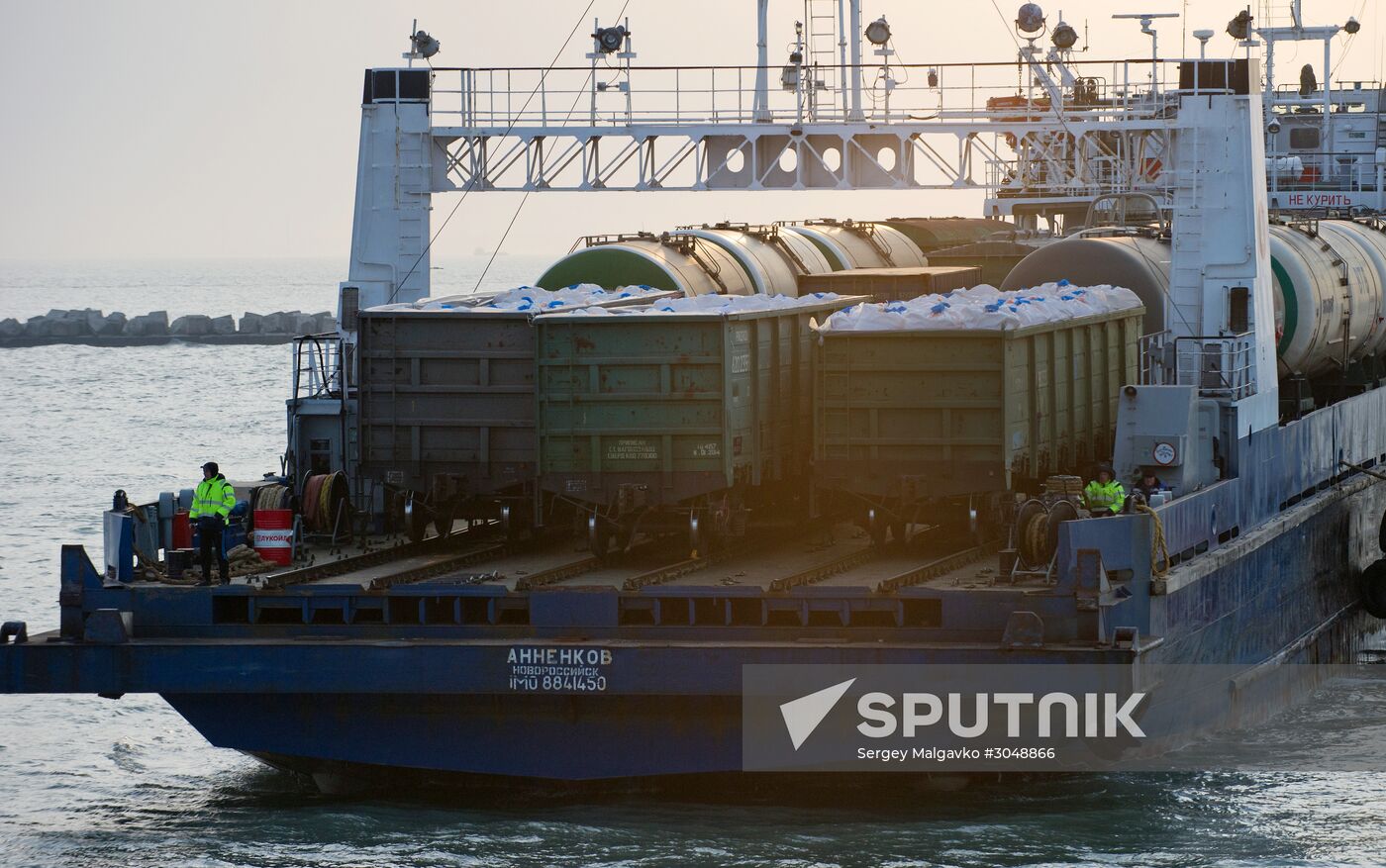 The Kerch ferry crossing