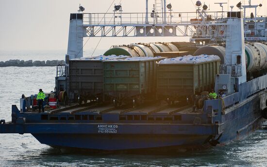 The Kerch ferry crossing