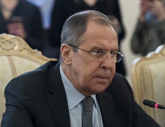 Sergei Lavrov meets with Congolese Foreign Minister Jean-Claude Gakosso