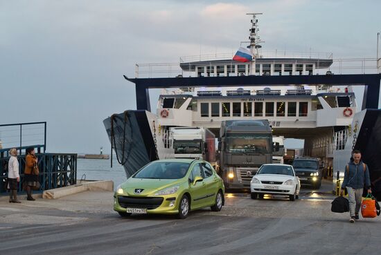 The Kerch ferry crossing